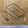 ICYAIR Stainless Steel Litter Box, Grey