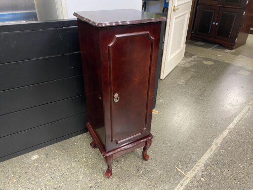 Cherry Stained 7 Drawer Jewelry Armoire