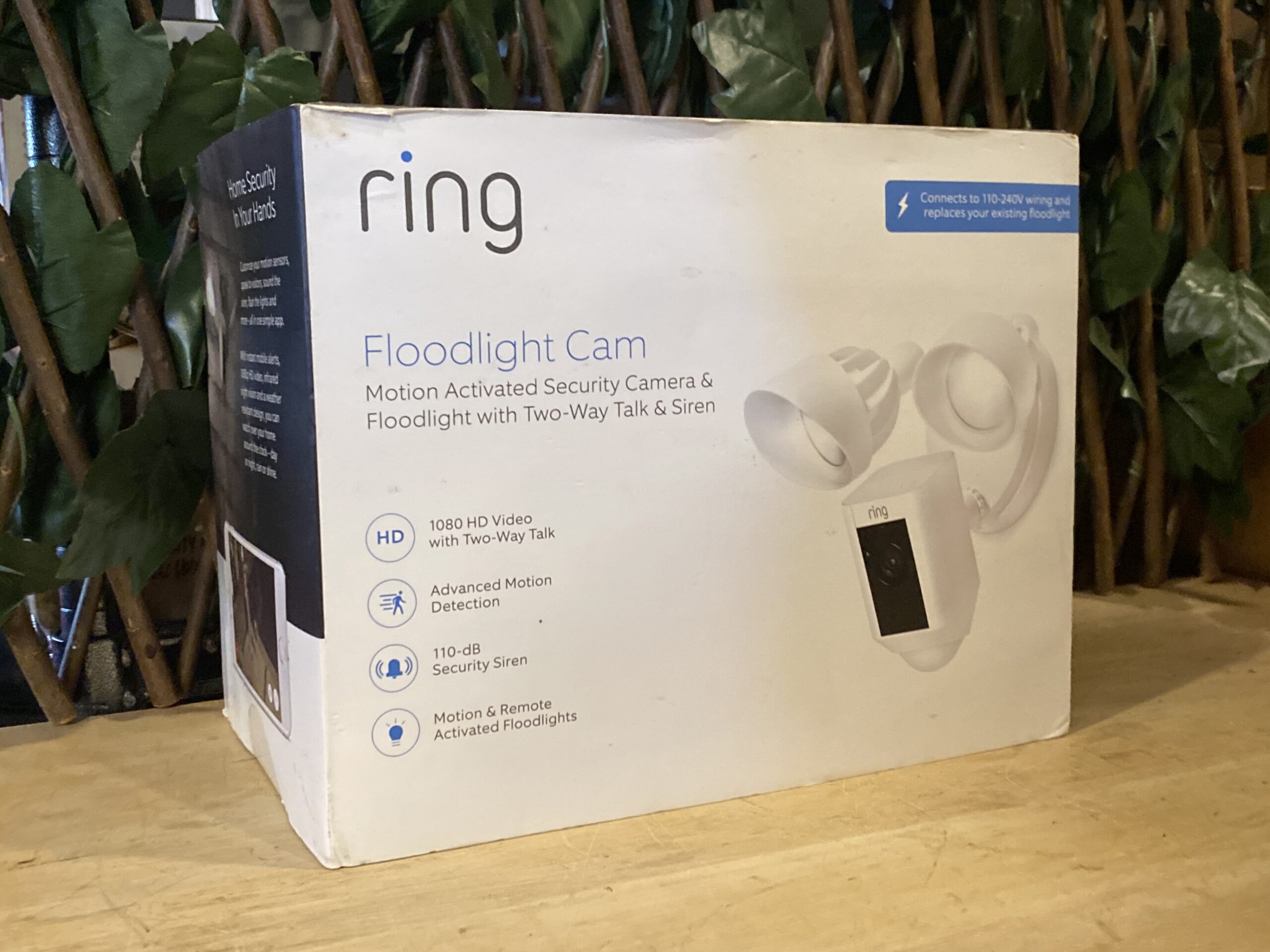 NEW! RING Floodlight Camera w/ 2-Way Talk & Siren
