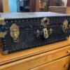 Black & Brass Chest w/ Nailhead Trim