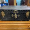 Black & Brass Chest w/ Nailhead Trim