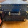 Black & Brass Chest w/ Nailhead Trim