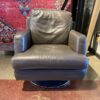 Chic Modern Storm Grey Swivel Chair