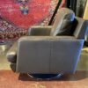 Chic Modern Storm Grey Swivel Chair