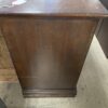 Dark Brown Glass Door TV Stand