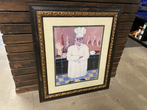 "The Chef" Framed Print by Guy Buffet