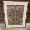 Hand Painted Framed Buddhist Wheel of Life