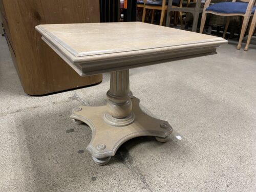 Square Light Wooden Side Table