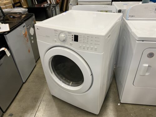 LG Sensor Dry White Dryer Model #DLG2141W