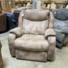 Plush Aged Brown Power Recliner