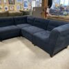 JONATHAN LOUIS Dark Blue Modular Sectional Sofa
