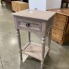 Dusty Purple White Washed Side Table