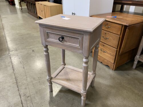 Dusty Purple White Washed Side Table