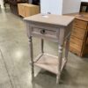 Dusty Purple White Washed Side Table