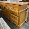 WILD ROSE Wooden 9 Drawer Dresser