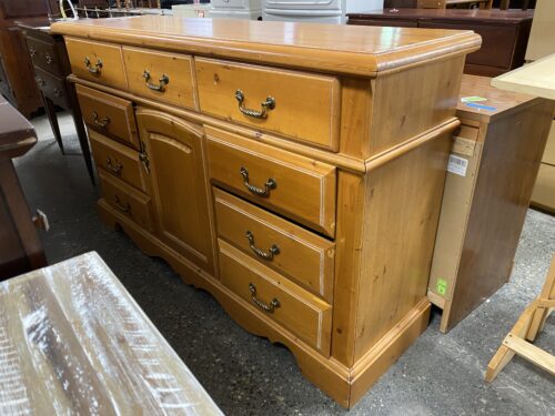 WILD ROSE Wooden 9 Drawer Dresser