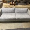 Light Blue 2 Cushion Fabric Sofa