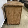 Aged Wicker Curve Fronted 3 Drawer Dresser