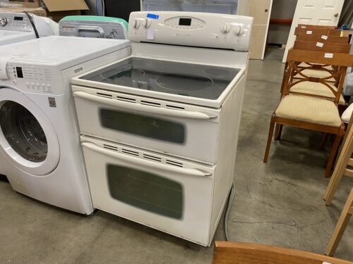 MAYTAG GEMINI Double Oven Glass Top Range Model #MER6755AAQ