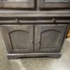 Grey Lighted China Cabinet w/ Mirror