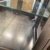 Grey Lighted China Cabinet w/ Mirror
