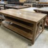 WALKER EDISON Farmhouse A-Frame Wooden Coffee Table