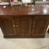 4 Shelf Cherry Stained Credenza
