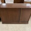 4 Shelf Cherry Stained Credenza