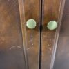4 Shelf Cherry Stained Credenza