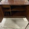4 Shelf Cherry Stained Credenza