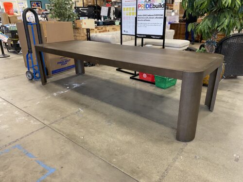 RESTORATION HARDWARE Noma Rectangular Dining Table in Brown Oak