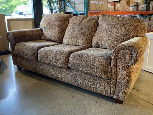 Paisley Panel-Arm 3-Seater Sofa