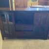 Espresso Brown Adjustable Shelf Media Cabinet