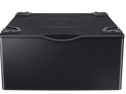 SAMSUNG New! In box Washer Dryer Laundry Pedestal Onyx