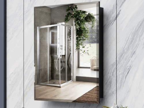 NEW! Mirror Door Medicine Cabinet Model #JQ01A2430BO