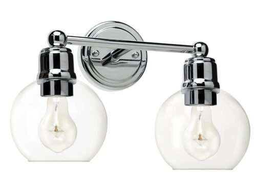NEW! GUARANTLED Bathroom Vanity 2 Light - Chrome