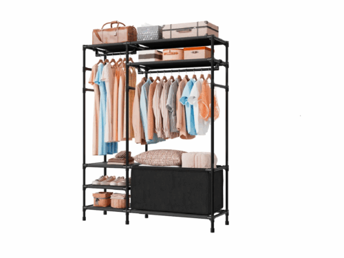 RAYBEE Clothes Rack Closet Orginizer in Box!