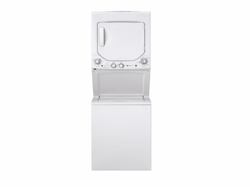 GE NEW! Unitized Spacemaker Stacked Washer Dryer Model #GUD24GSSMWW