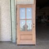 NEW! Mahogany 4 Lite Single Door 36" X 80" (Southcenter Store)