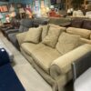 Golden Tan Corduroy Sofa