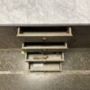 RESTORATION HARDWARE Maison Double Grey Marble Topped Vanity