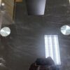 Black and Silver Glass Media Center