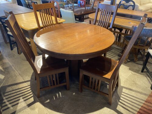 Round Table with 4 Matching Chairs