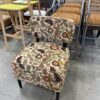 PIER 1 IMPORT Lola Fabric Floral Pattern Accent Chair