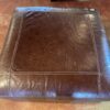 DIVANI Brown Leather Ottoman