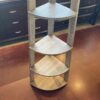 Grey Wash Free Standing Corner Shelf