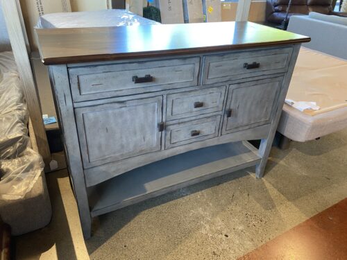 Rustic Blue Buffet