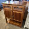 Classic Wooden Accent Cabinet with Ring Pulls