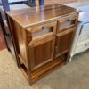 Classic Wooden Accent Cabinet with Ring Pulls