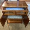 Classic Wooden Accent Cabinet with Ring Pulls